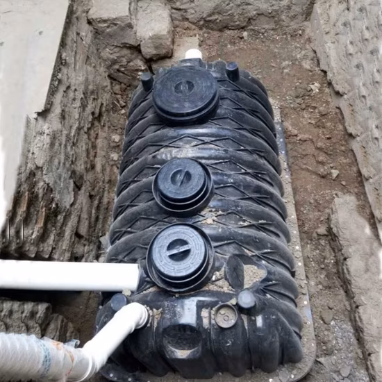 1000L 1500L 2500L Residential Sewage Water Treatment Stackable Plastic Septic Tank